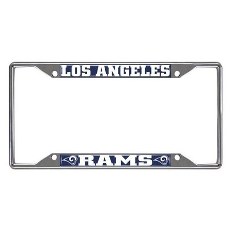 FANMATS Fanmats FAN-21381 Los Angeles Rams NFL License Plate Frame FAN-21381
